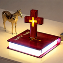 Cruz de Luz Levitação Magnética Alma & Fé