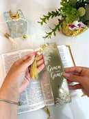 Marcador de Página “Graça Sobre Graça” – Elegância e Inspiração