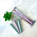 Estojo Transparente + 3 Marca Texto